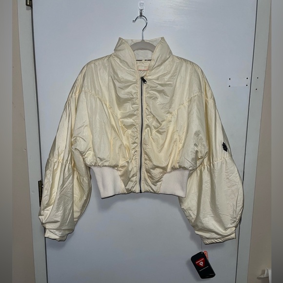 Free People Movement Glitz Blitz Bomber Jacket, Size Medium. - Picture 4 of 5